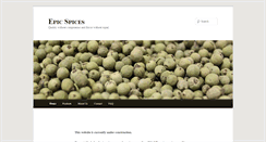 Desktop Screenshot of epicspices.com